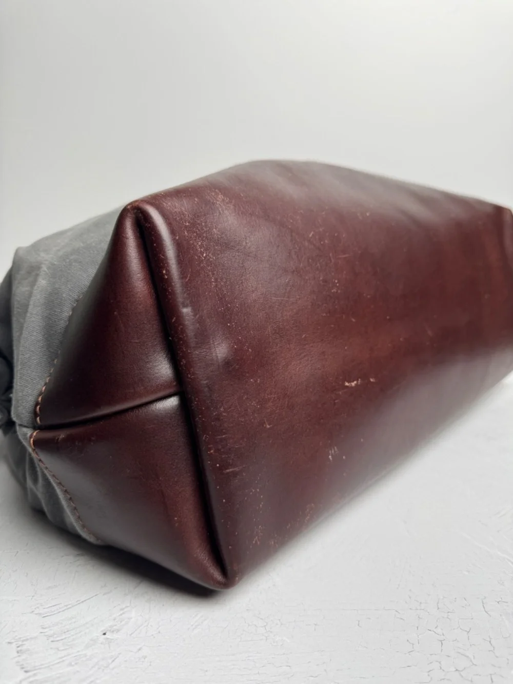 BILLYKIRK Waxed Canvas & Leather Weekender Bag